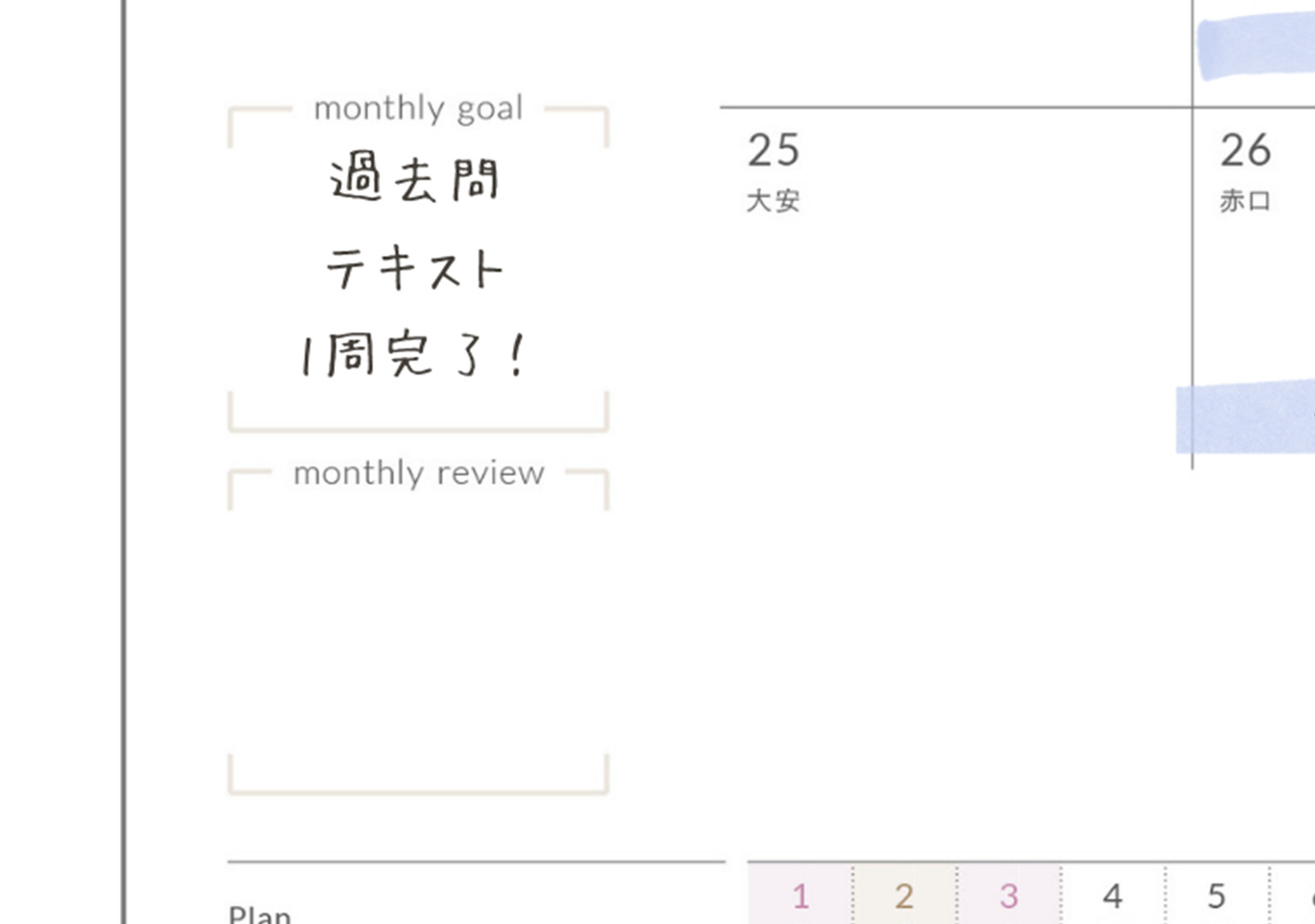 Monthly Goal